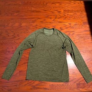 Lululemon Long Sleeve Shirt Size Large Green